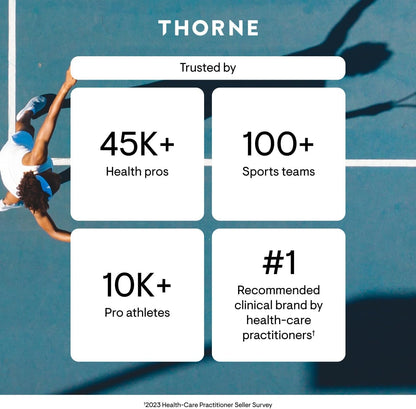 THORNE Creatine, Micronized Creatine Monohydrate Powder, 90 Servings | Supports Lean Muscle Mass, Endurance & Cognitive Function*, Unflavored, 5 g per Serving, NSF Certified for Sport