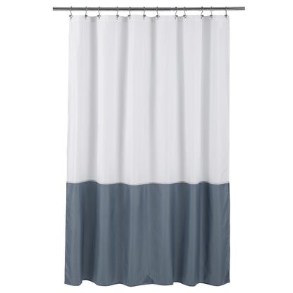 ALYVIA SPRING Waterproof Fabric Shower Curtain or Liner White, 72x72 | 3 Magnets, Soft Cloth & Hotel Quality, Machine Washable, Light-Weight, Standard Size