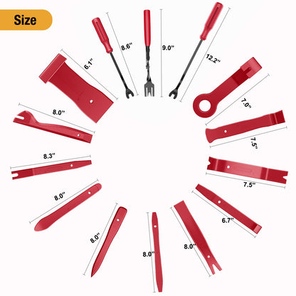 GOOACC 240PCS Bumper Retainer Clips Car Plastic Rivets Fasteners Push Retainer Kit 12 Popular Sizes Auto Push Pin Rivets Set -Door Trim Panel Fender Clips for GM Ford Toyota Honda Chrysler