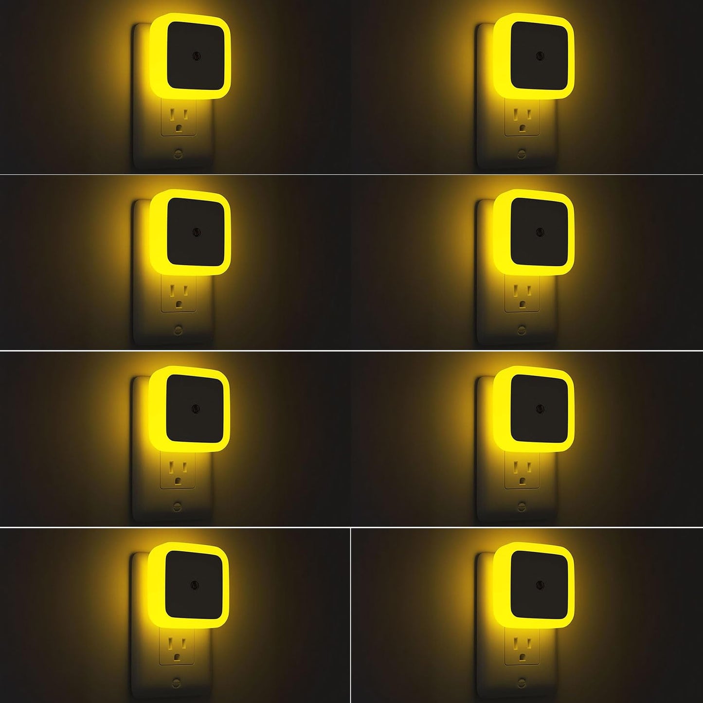 Sujeet Night Light, Night Lights Plug into Wall 8-Pack, Nightlight Plug in Night Light, Dusk to Dawn Night Lamp Led (Warm White)