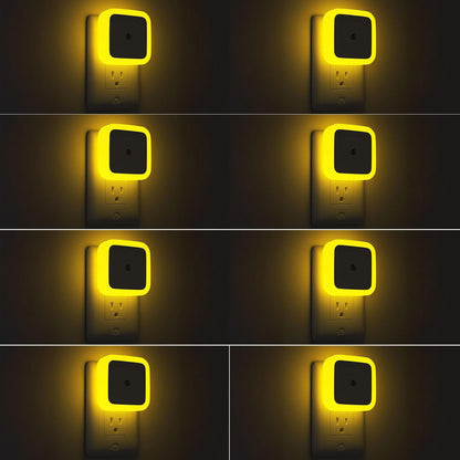 Sujeet Night Light, Night Lights Plug into Wall 8-Pack, Nightlight Plug in Night Light, Dusk to Dawn Night Lamp Led (Warm White)