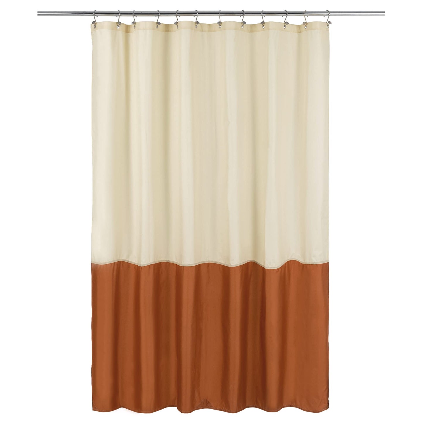 ALYVIA SPRING Waterproof Fabric Shower Curtain or Liner White, 72x72 | 3 Magnets, Soft Cloth & Hotel Quality, Machine Washable, Light-Weight, Standard Size