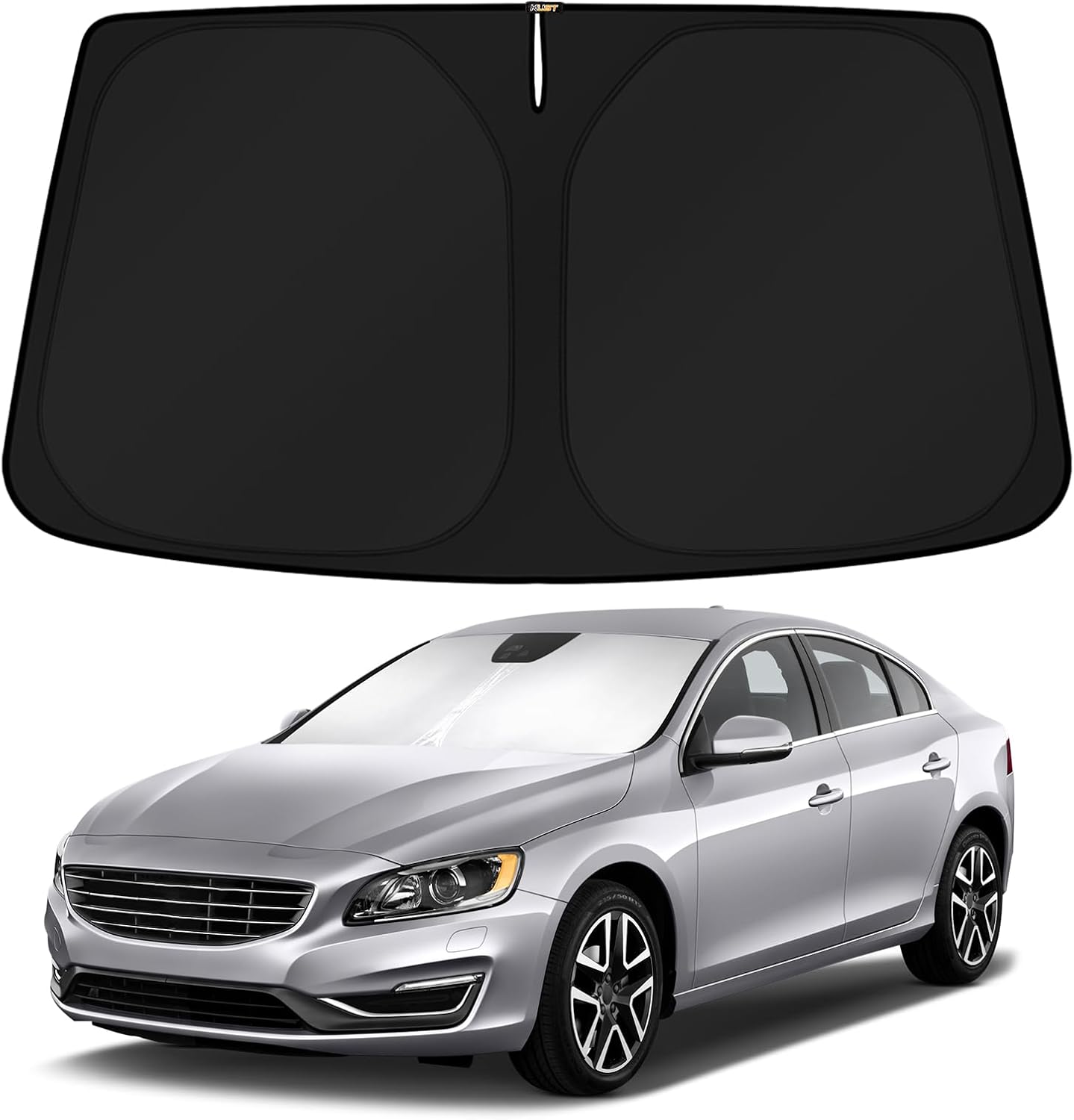KUST Windshield Sun Shade for Toyota Tacoma Accessories 2016-2025 2026 2Dr 4Dr Pickup Truck, Custom Fit Car Front Window Sunshade Sun Visor Protector Foldable Blocks UV Rays Keep Car Cooler