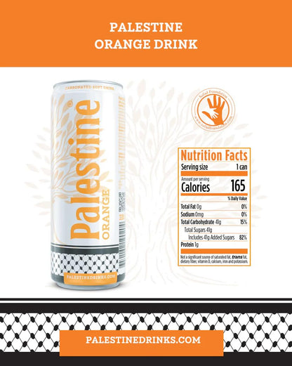 Palestine Cola 330ml Carbonated Soft Drink Refreshing Soda, Pack of 24