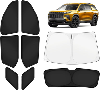 KUST Windshield Sun Shade for Toyota Tacoma Accessories 2016-2025 2026 2Dr 4Dr Pickup Truck, Custom Fit Car Front Window Sunshade Sun Visor Protector Foldable Blocks UV Rays Keep Car Cooler
