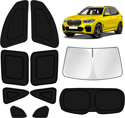KUST Windshield Sun Shade for Toyota Tacoma Accessories 2016-2025 2026 2Dr 4Dr Pickup Truck, Custom Fit Car Front Window Sunshade Sun Visor Protector Foldable Blocks UV Rays Keep Car Cooler