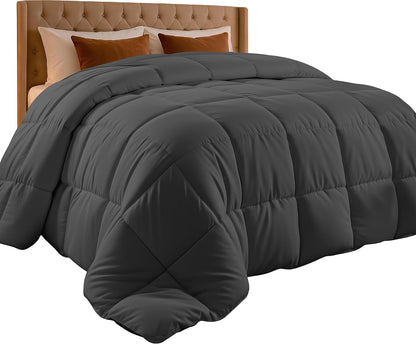 Utopia Bedding Queen Comforter 2 Pack, Duvet Insert, White, 88 x 88 Inches | Soft and Fluffy Down Alternative Bed Comforter, All Season, Breathable, Corner Tabs, Box Stitched, Durable, Machine Washable