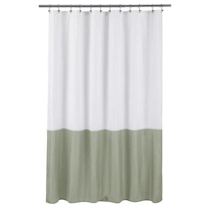 ALYVIA SPRING Waterproof Fabric Shower Curtain or Liner White, 72x72 | 3 Magnets, Soft Cloth & Hotel Quality, Machine Washable, Light-Weight, Standard Size