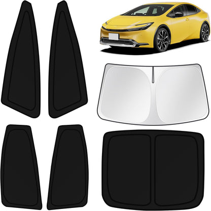 KUST Windshield Sun Shade for Toyota Tacoma Accessories 2016-2025 2026 2Dr 4Dr Pickup Truck, Custom Fit Car Front Window Sunshade Sun Visor Protector Foldable Blocks UV Rays Keep Car Cooler