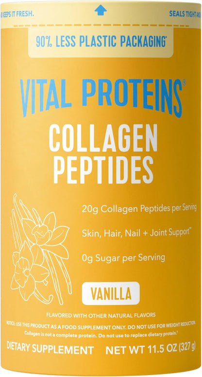Vital Proteins Collagen Peptides Powder, Unflavored, 9.33oz | Grass-Fed Collagen Peptides, Supports Hair Skin & Nails, Bones & Joints, 13 Servings