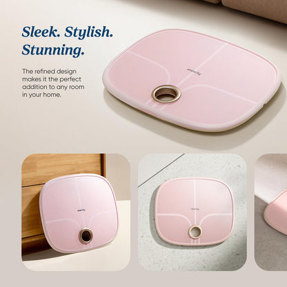 Etekcity Smart Scale for Body Weight, Body Fat and BMI, FSA Eligible | HSA Eligible, Bathroom Scale with Muscle Mass, Accurate Bluetooth App Sync, LED Display and Tempered Glass