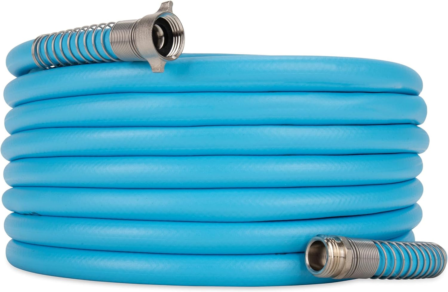 Camco EvoFlex2 50-ft RV Drinking Water Hose | Lightweight RV Drinking Water Hose Reinforced w/ Fabric - Contains No Lead, No BPA & No Phthalate -Abrasion Resistant (22579)