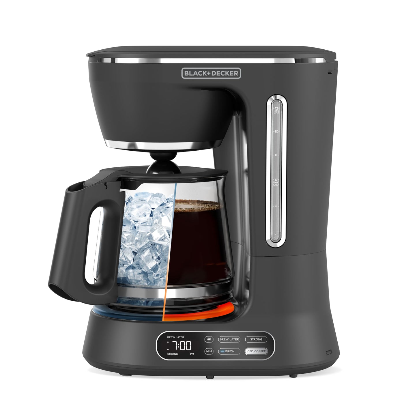BLACK+DECKER 12-Cup Drip Coffee Maker with Vortex Brewing