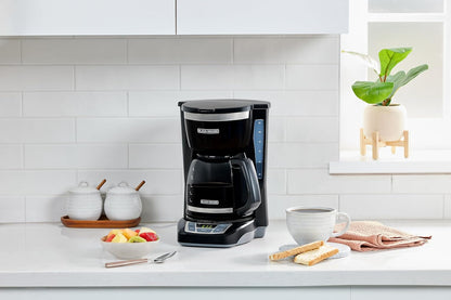BLACK+DECKER 12-Cup Drip Coffee Maker with Vortex Brewing