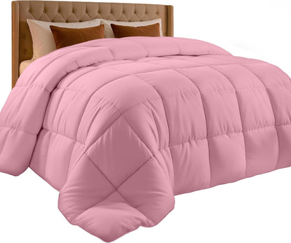 Utopia Bedding Queen Comforter 2 Pack, Duvet Insert, White, 88 x 88 Inches | Soft and Fluffy Down Alternative Bed Comforter, All Season, Breathable, Corner Tabs, Box Stitched, Durable, Machine Washable