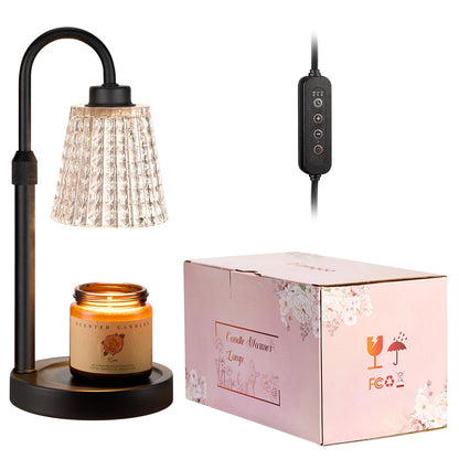 Candle Warmer Lamp with Timer Home Decor Birthday Gifts for Women | Dimmable Candle Warmer for Jar Candles, Height Adjustable Wax Melts Warmer,Room Decor House Warming Gifts New