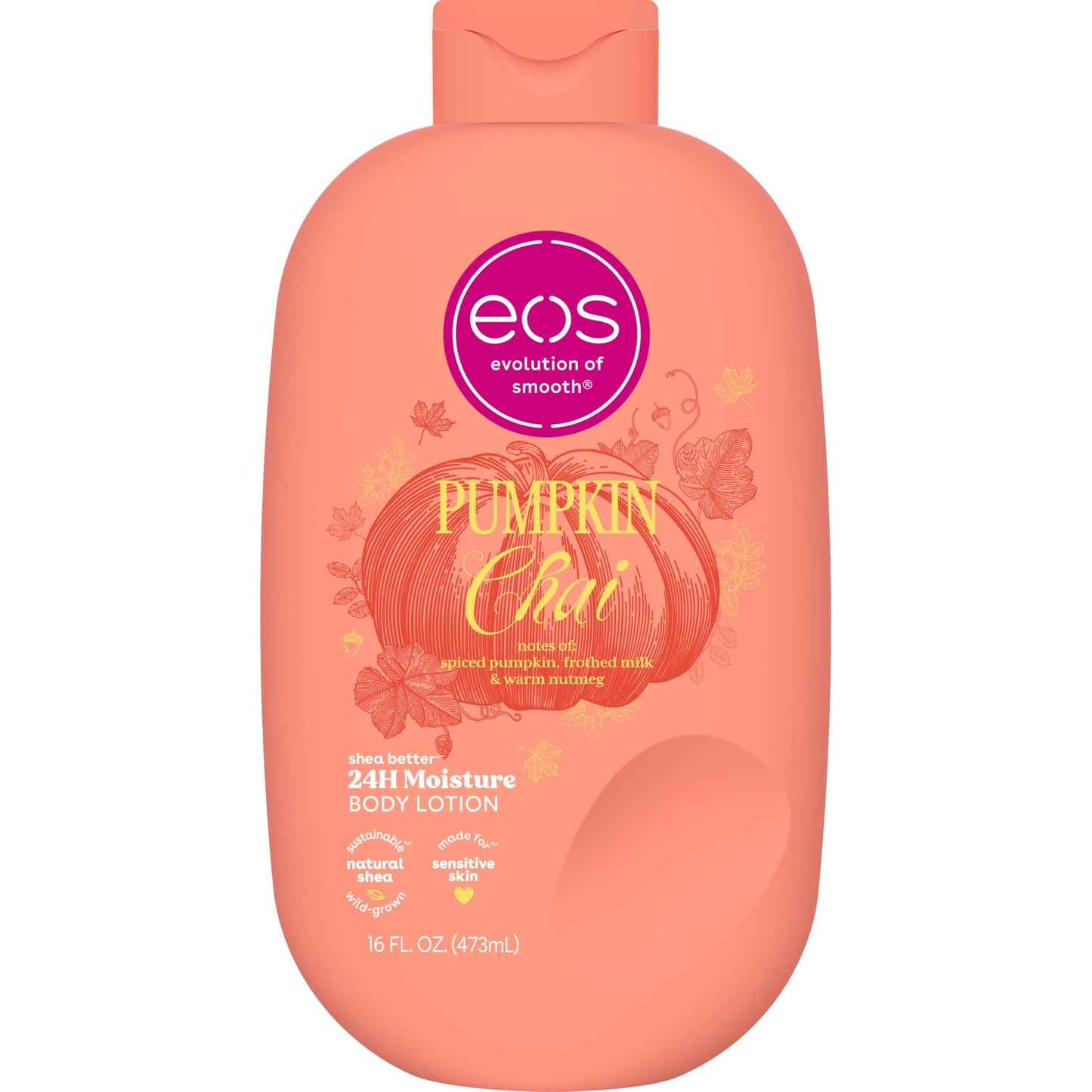 eos Shea Better Body Lotion- Vanilla Cashmere, 24-Hour Moisture, 16 fl oz