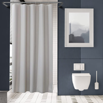 AmazerBath Plastic Shower Curtain Clear Premium PEVA, Clear Shower Curtain Heavy Duty 8G, Weighted Shower Curtains for Bathroom Accessories with 3 Big Stones and 12 Rustproof Grommets, 72x72 Inches