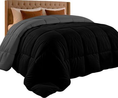 Utopia Bedding Queen Comforter 2 Pack, Duvet Insert, White, 88 x 88 Inches | Soft and Fluffy Down Alternative Bed Comforter, All Season, Breathable, Corner Tabs, Box Stitched, Durable, Machine Washable