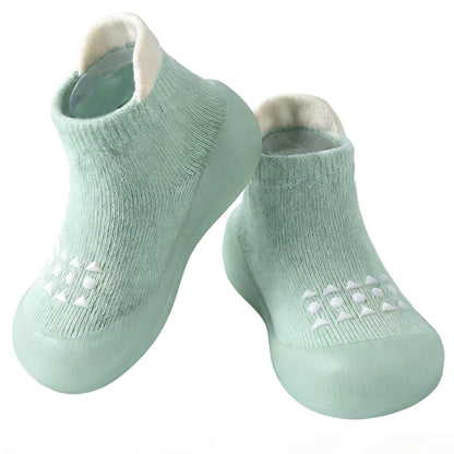 Hstyle Baby Sock Shoes Toddler Boys Walking Shoes Infant Slippers Sneakers | Non-Slip,Soft Rubber Sole,Lightweight,1st Birthday Gifts for Baby Boys Girls