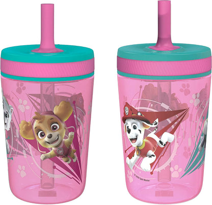 Zak Designs Sesame Street Kelso Toddler Tumblers For Travel or At Home, 15oz 2-Pack Durable Plastic Sippy Cups With Leak-Proof Design is Perfect For Kids (Elmo and Cookie Monster)