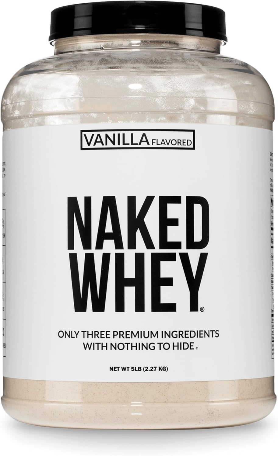 NAKED Whey 1Lb - Only 1 Ingredient, Grass Fed Whey Protein Powder, NSF Certified, Undenatured, No Gmos, No Soy, Gluten Free, Stimulate Growth, Enhance Recovery - 15 Servings