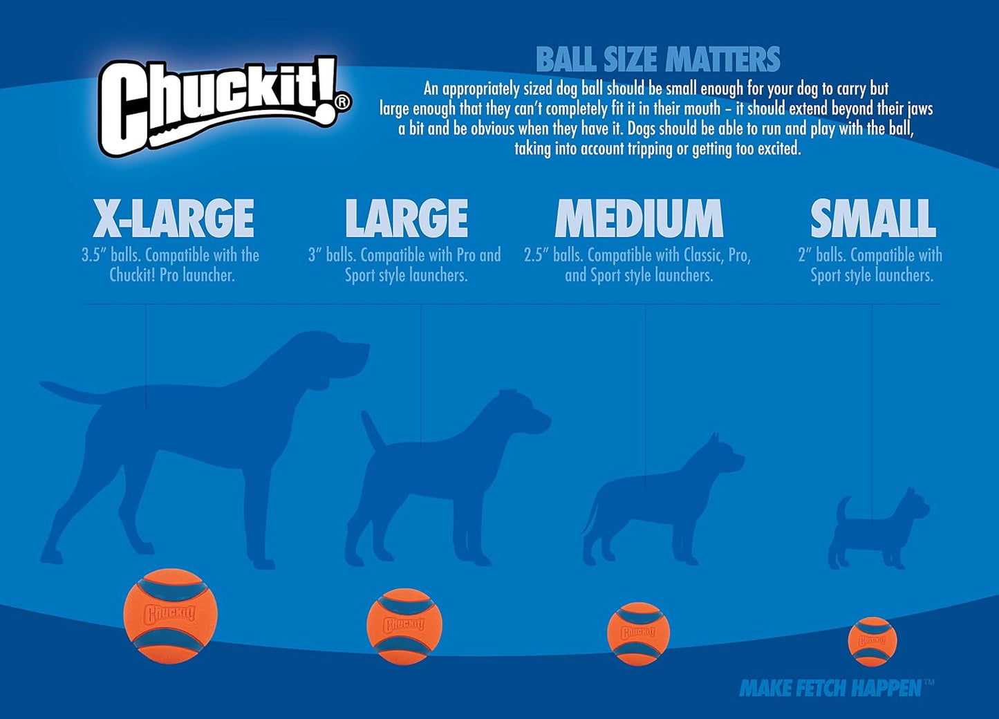 Chuckit! Ultra Ball Dog Toy, Durable Rubber, Medium 2.5-in, 2 Pack | Made from Durable Rubber with an Extra-Thick Core, This Bouncy Fetch Ball Floats in Water for Lasting Games of Fetch