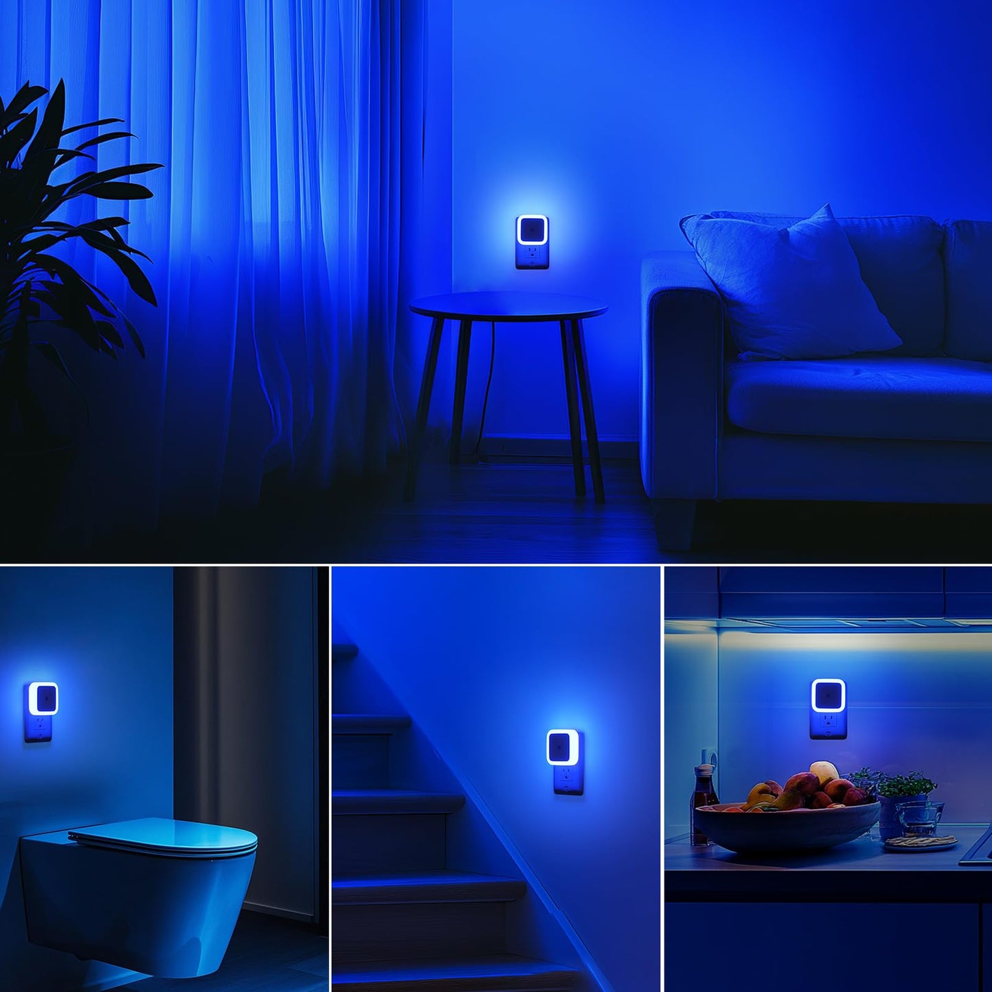 Sujeet Night Light, Night Lights Plug into Wall 8-Pack, Nightlight Plug in Night Light, Dusk to Dawn Night Lamp Led (Warm White)