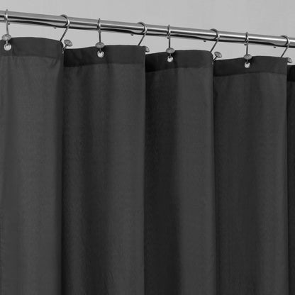 ALYVIA SPRING Waterproof Fabric Shower Curtain or Liner White, 72x72 | 3 Magnets, Soft Cloth & Hotel Quality, Machine Washable, Light-Weight, Standard Size