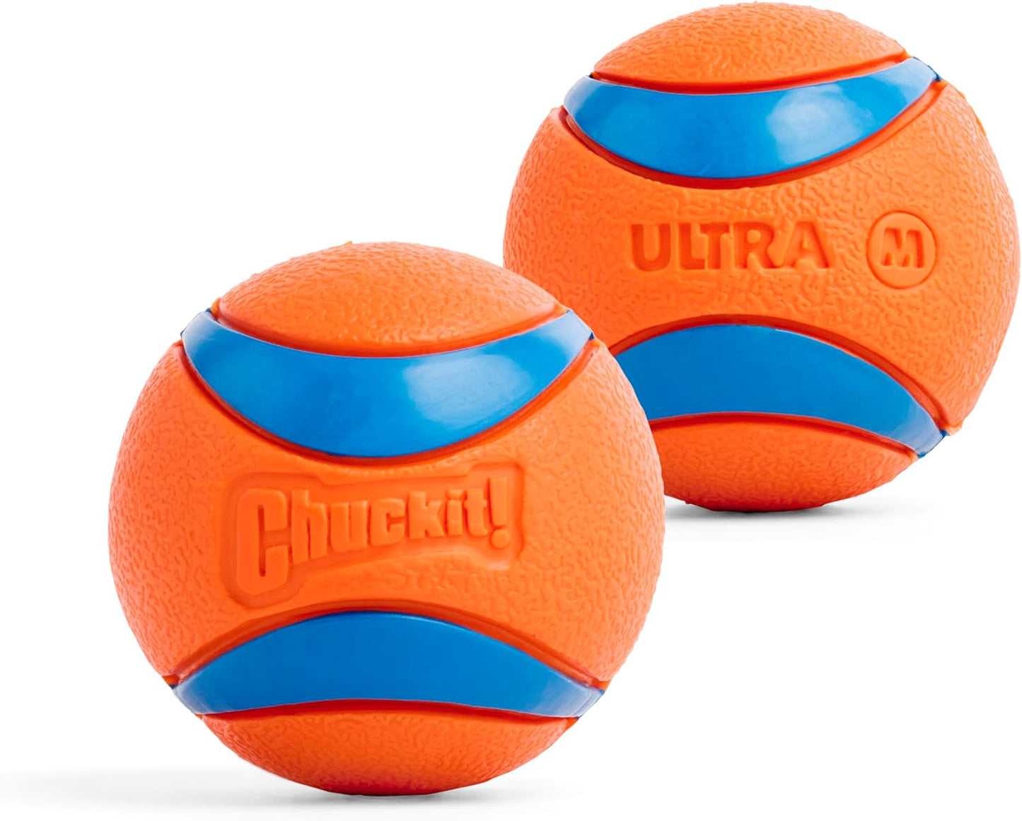 Chuckit! Ultra Ball Dog Toy, Durable Rubber, Medium 2.5-in, 2 Pack | Made from Durable Rubber with an Extra-Thick Core, This Bouncy Fetch Ball Floats in Water for Lasting Games of Fetch