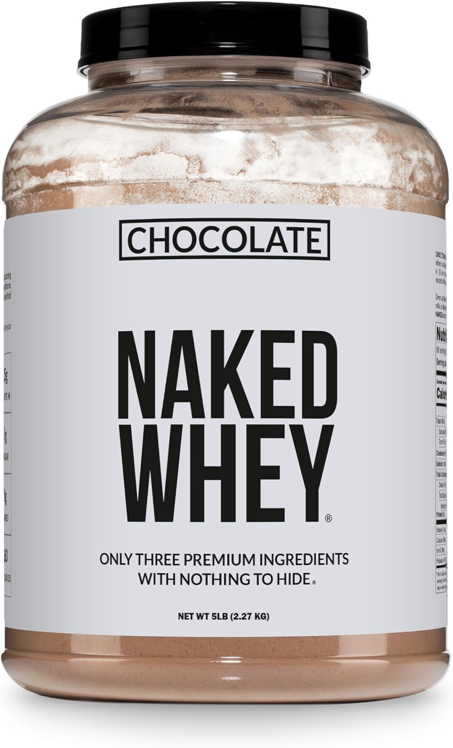 NAKED Whey 1Lb - Only 1 Ingredient, Grass Fed Whey Protein Powder, NSF Certified, Undenatured, No Gmos, No Soy, Gluten Free, Stimulate Growth, Enhance Recovery - 15 Servings