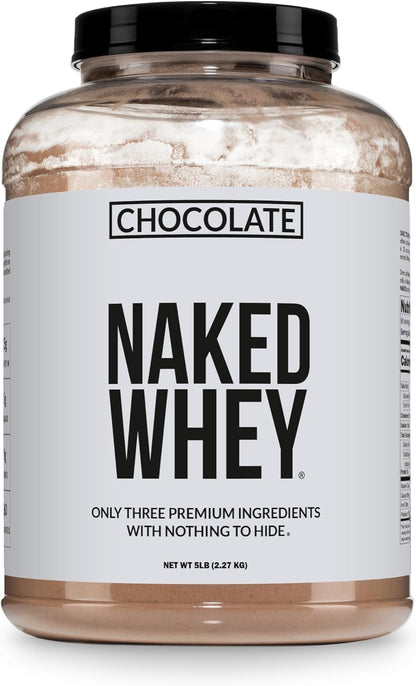 NAKED Whey 1Lb - Only 1 Ingredient, Grass Fed Whey Protein Powder, NSF Certified, Undenatured, No Gmos, No Soy, Gluten Free, Stimulate Growth, Enhance Recovery - 15 Servings
