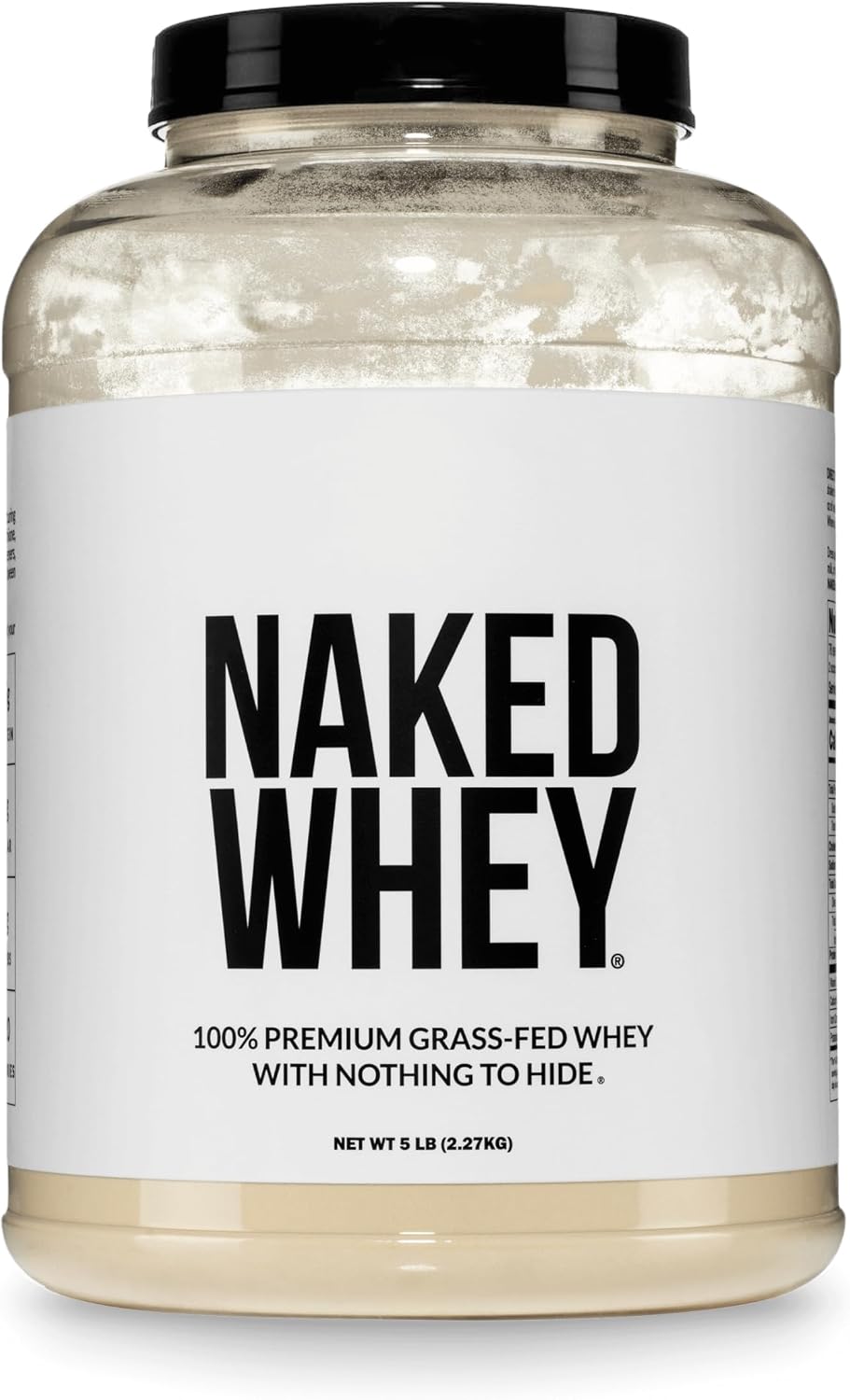 NAKED Whey 1Lb - Only 1 Ingredient, Grass Fed Whey Protein Powder, NSF Certified, Undenatured, No Gmos, No Soy, Gluten Free, Stimulate Growth, Enhance Recovery - 15 Servings