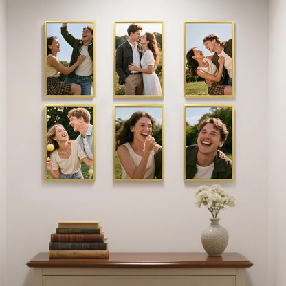 upsimples 12x16 Poster Frame, Easy Slide-In Assembly, Black, 3 Pack | Gallery Wall 12 x 16 Picture Frames Set for Family, Wedding, Christmas, Easy to Change Photos