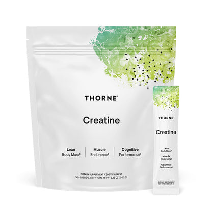 THORNE Creatine, Micronized Creatine Monohydrate Powder, 90 Servings | Supports Lean Muscle Mass, Endurance & Cognitive Function*, Unflavored, 5 g per Serving, NSF Certified for Sport