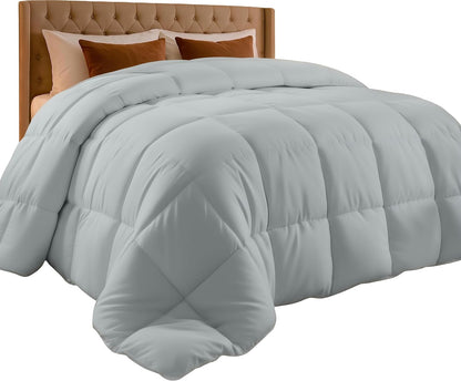 Utopia Bedding Queen Comforter 2 Pack, Duvet Insert, White, 88 x 88 Inches | Soft and Fluffy Down Alternative Bed Comforter, All Season, Breathable, Corner Tabs, Box Stitched, Durable, Machine Washable