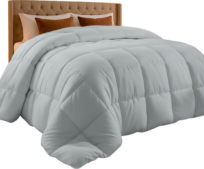 Utopia Bedding Queen Comforter 2 Pack, Duvet Insert, White, 88 x 88 Inches | Soft and Fluffy Down Alternative Bed Comforter, All Season, Breathable, Corner Tabs, Box Stitched, Durable, Machine Washable