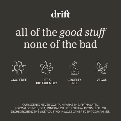 Drift Car Air Freshener - The Original Wood Air Freshener - Car Odor Eliminator - Long Lasting Scent - Auto Accessories - Metal Clip - Essential Oils - Clean Ingredients - Teak Scent Starter Kit