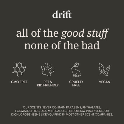 Drift Car Air Freshener - The Original Wood Air Freshener - Car Odor Eliminator - Long Lasting Scent - Auto Accessories - Metal Clip - Essential Oils - Clean Ingredients - Teak Scent Starter Kit