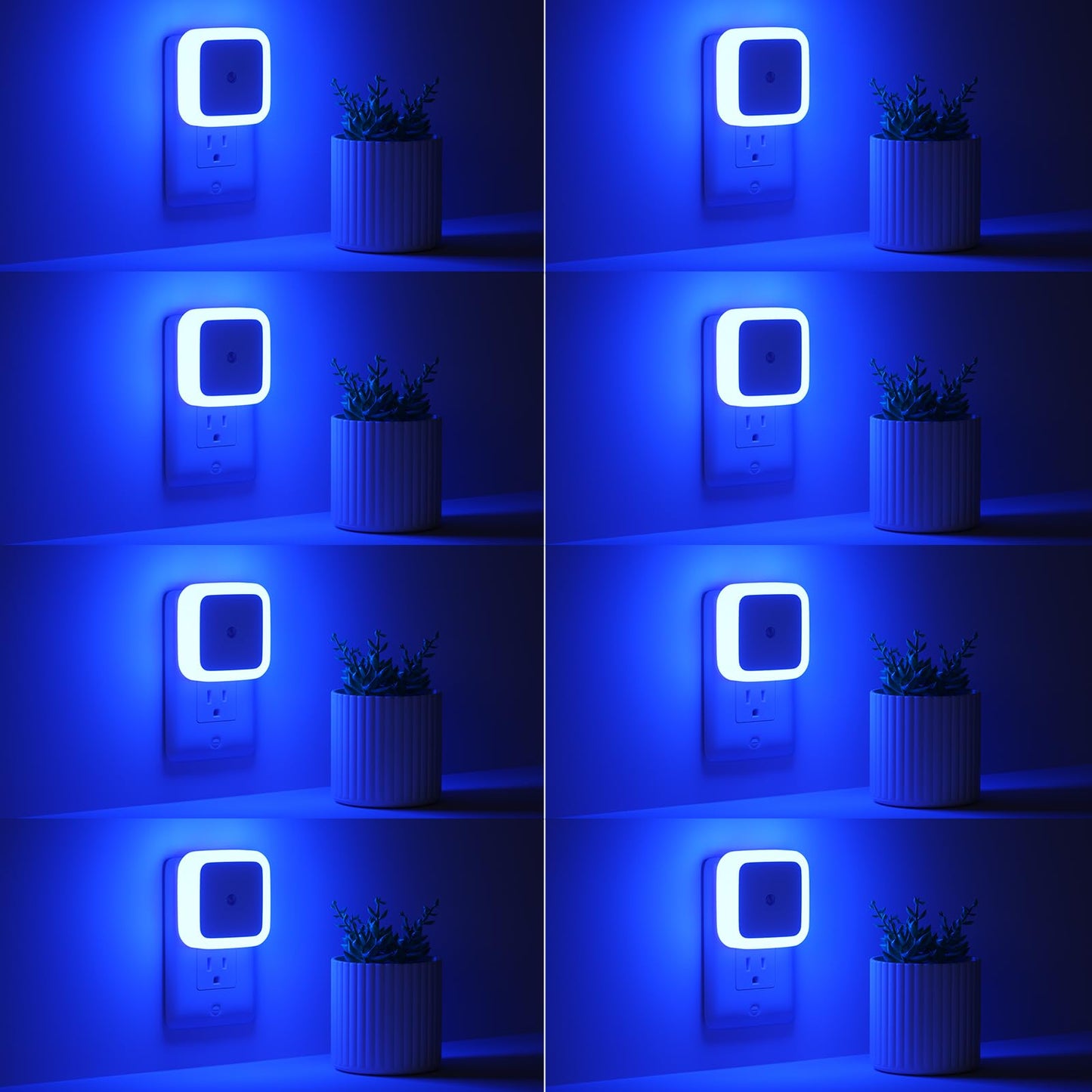 Sujeet Night Light, Night Lights Plug into Wall 8-Pack, Nightlight Plug in Night Light, Dusk to Dawn Night Lamp Led (Warm White)