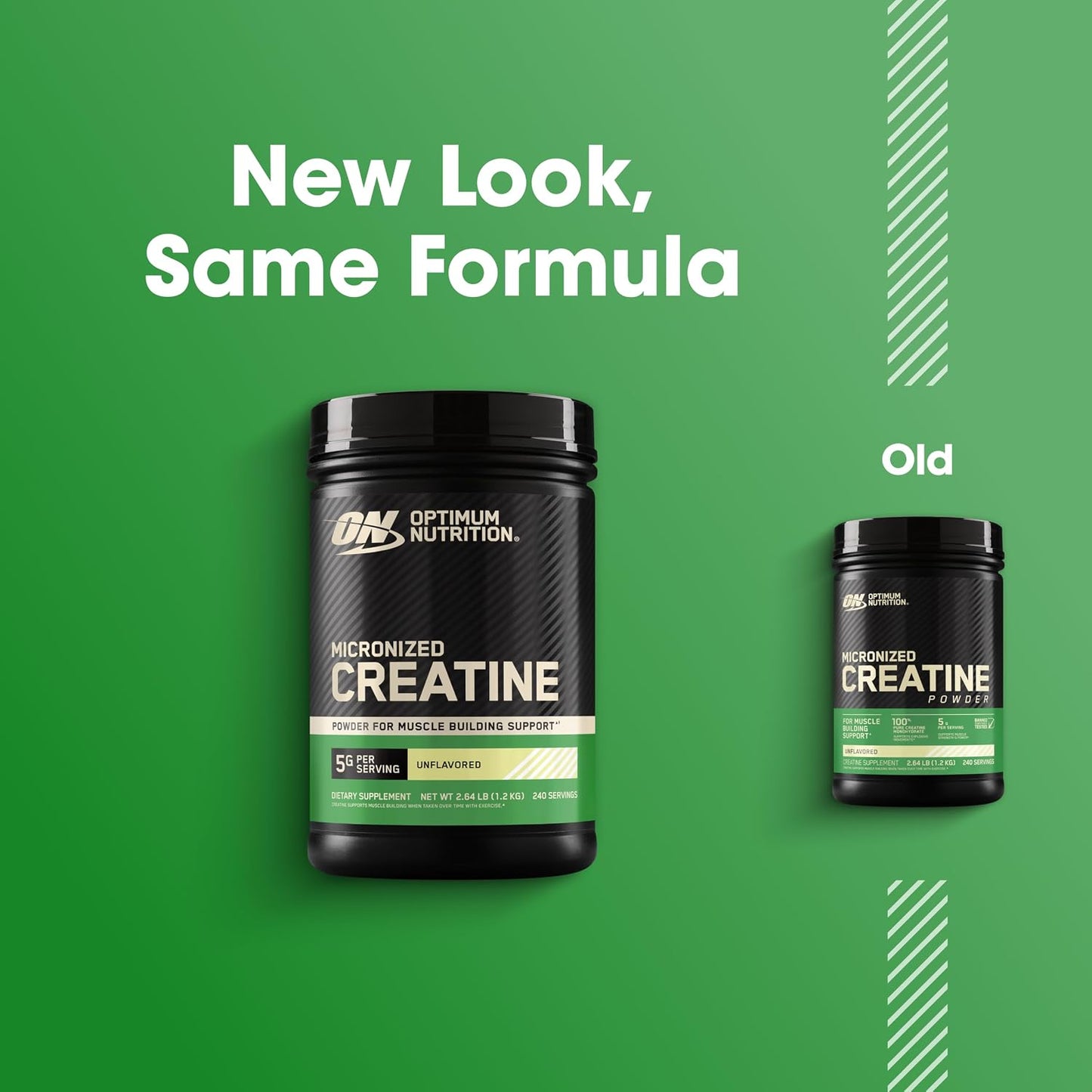 Optimum Nutrition Creatine, Micronized Creatine Monohydrate Powder, Supports Strength & Recovery, Banned Substance Tested, Unflavored, 5g per Serving, 60 Servings | 5g Micronized Creatine Monohydrate Powder Per Serving, Supports Muscle Strength & Power, E