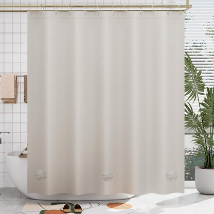 AmazerBath Plastic Shower Curtain Clear Premium PEVA, Clear Shower Curtain Heavy Duty 8G, Weighted Shower Curtains for Bathroom Accessories with 3 Big Stones and 12 Rustproof Grommets, 72x72 Inches