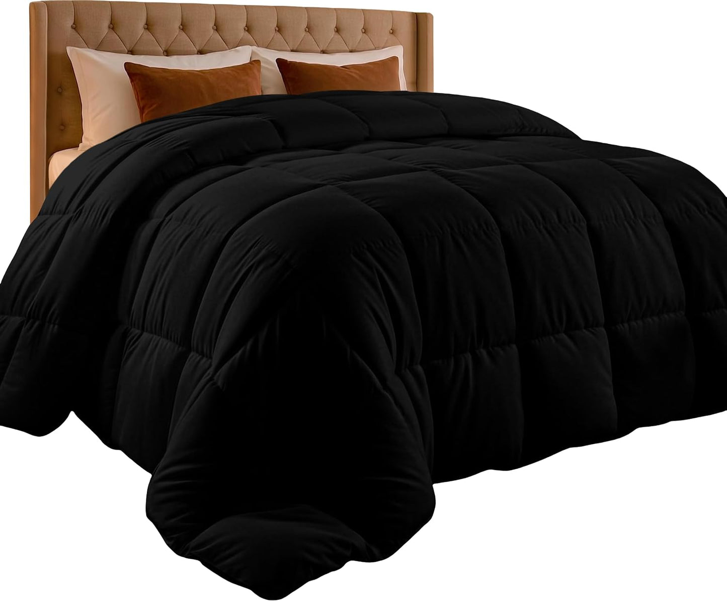 Utopia Bedding Queen Comforter 2 Pack, Duvet Insert, White, 88 x 88 Inches | Soft and Fluffy Down Alternative Bed Comforter, All Season, Breathable, Corner Tabs, Box Stitched, Durable, Machine Washable