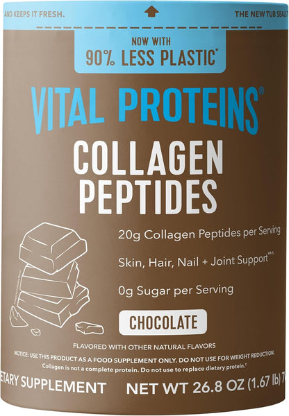 Vital Proteins Collagen Peptides Powder, Unflavored, 9.33oz | Grass-Fed Collagen Peptides, Supports Hair Skin & Nails, Bones & Joints, 13 Servings