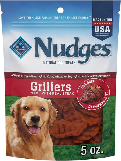 Blue Buffalo Nudges Homestyle Chicken Dog Treats, 16 oz | Real Chicken First, with Peas & Carrots, Made in the USA, No Corn, Wheat, or Soy
