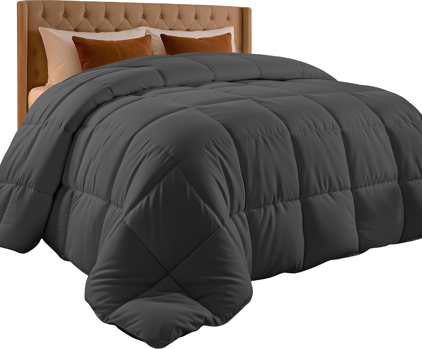 Utopia Bedding Queen Comforter 2 Pack, Duvet Insert, White, 88 x 88 Inches | Soft and Fluffy Down Alternative Bed Comforter, All Season, Breathable, Corner Tabs, Box Stitched, Durable, Machine Washable