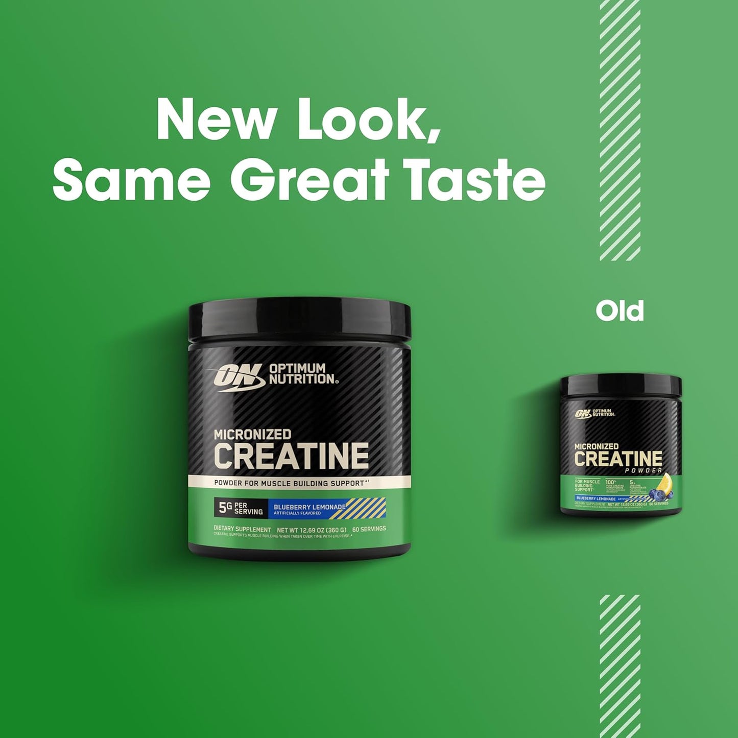 Optimum Nutrition Creatine, Micronized Creatine Monohydrate Powder, Supports Strength & Recovery, Banned Substance Tested, Unflavored, 5g per Serving, 60 Servings | 5g Micronized Creatine Monohydrate Powder Per Serving, Supports Muscle Strength & Power, E