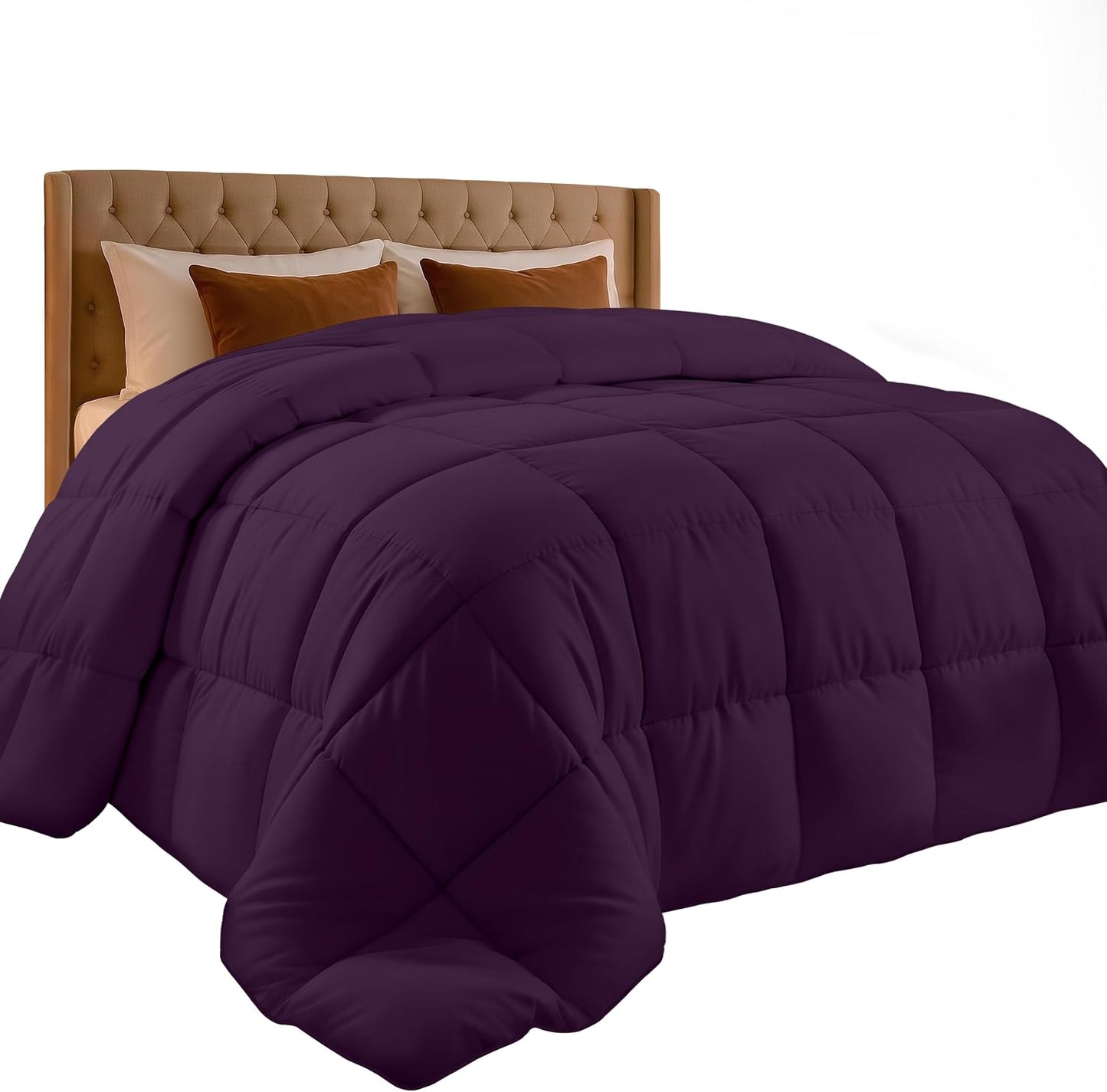 Utopia Bedding Queen Comforter 2 Pack, Duvet Insert, White, 88 x 88 Inches | Soft and Fluffy Down Alternative Bed Comforter, All Season, Breathable, Corner Tabs, Box Stitched, Durable, Machine Washable