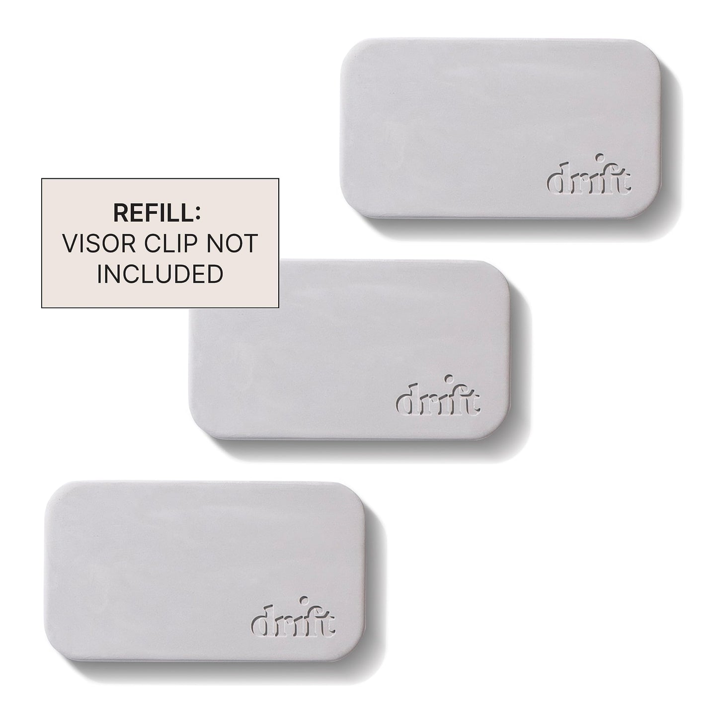 Drift Car Air Freshener - Stone Air Freshener Car Odor Eliminator - Long Lasting Scent - Auto Accessories - Metal Clip - Essential Oils - Clean Ingredients - Cabana Scent Starter Kit