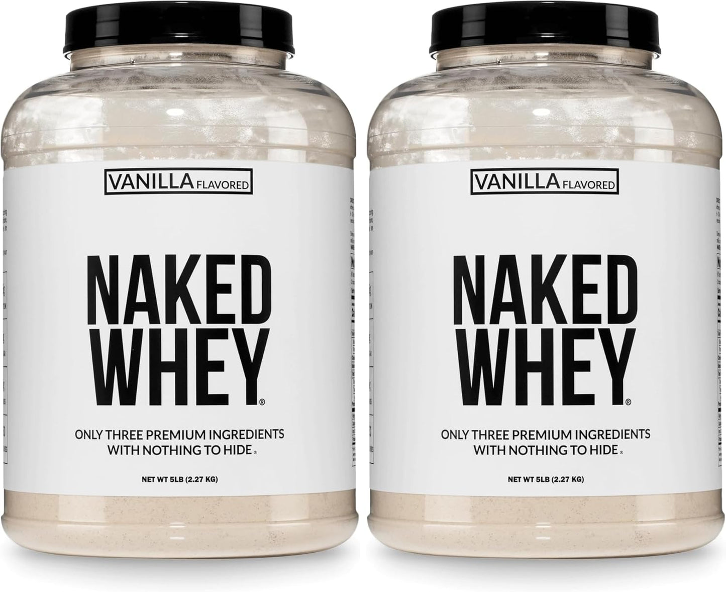 NAKED Whey 1Lb - Only 1 Ingredient, Grass Fed Whey Protein Powder, NSF Certified, Undenatured, No Gmos, No Soy, Gluten Free, Stimulate Growth, Enhance Recovery - 15 Servings